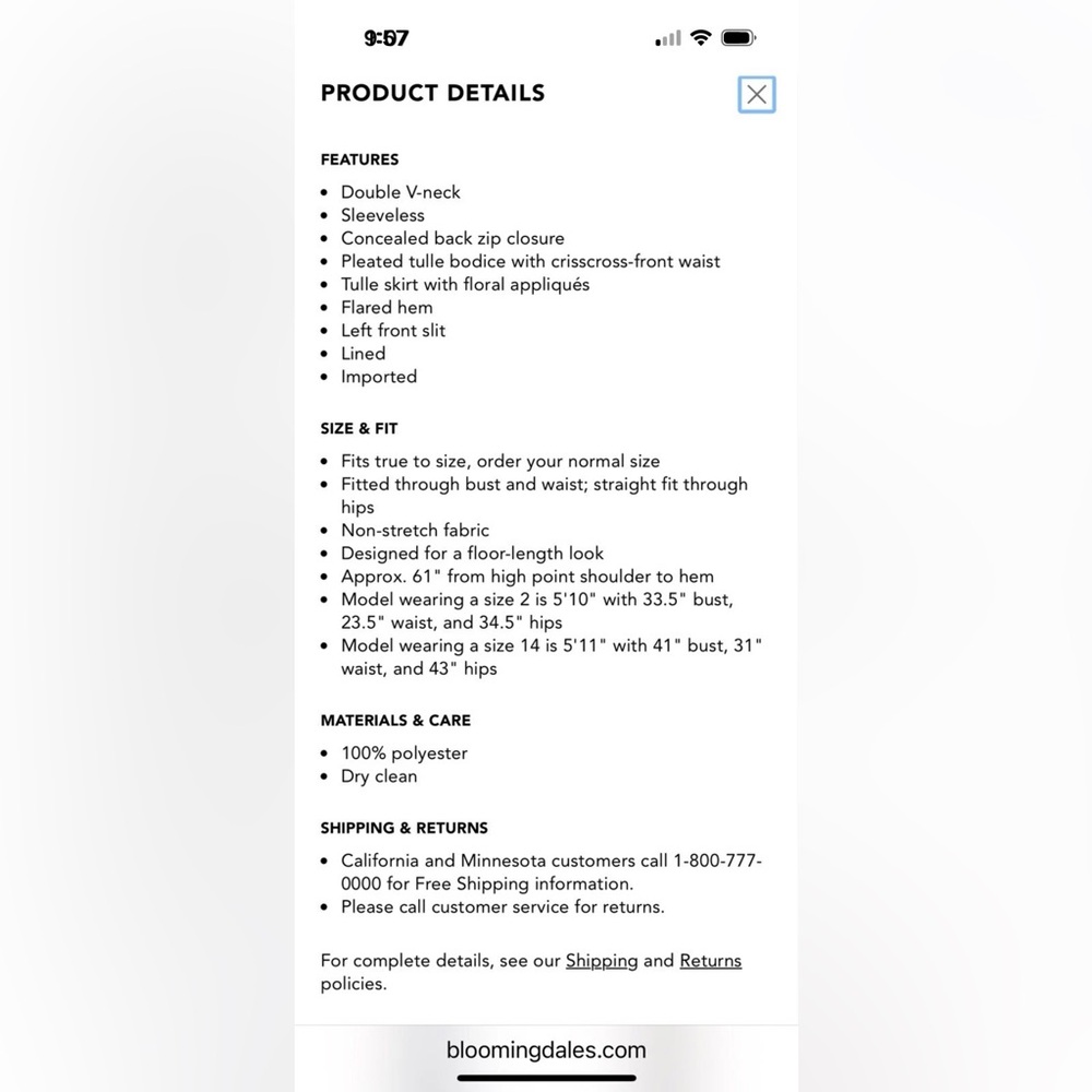 Adrian Papell Double V Neck Gown